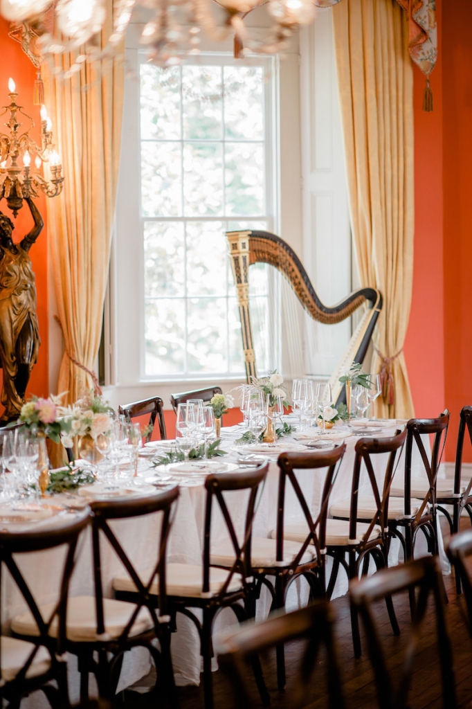 Wedding design by Ooh! Events. Photograph by Brandon Lata at the William Aiken House.