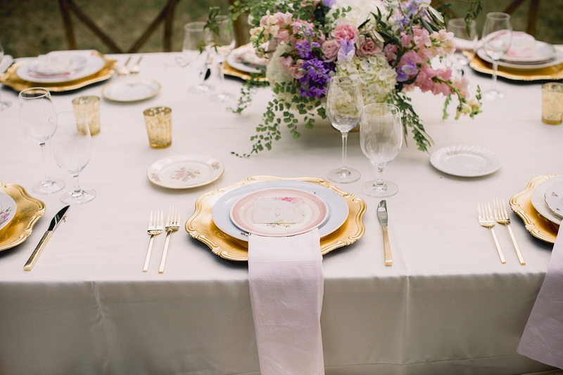 Wedding design by Sweetgrass Social Event + Design. Florals by Branch Design Studio. China from Heirloom Vintage China Hire. Image by Timwill Photography.
