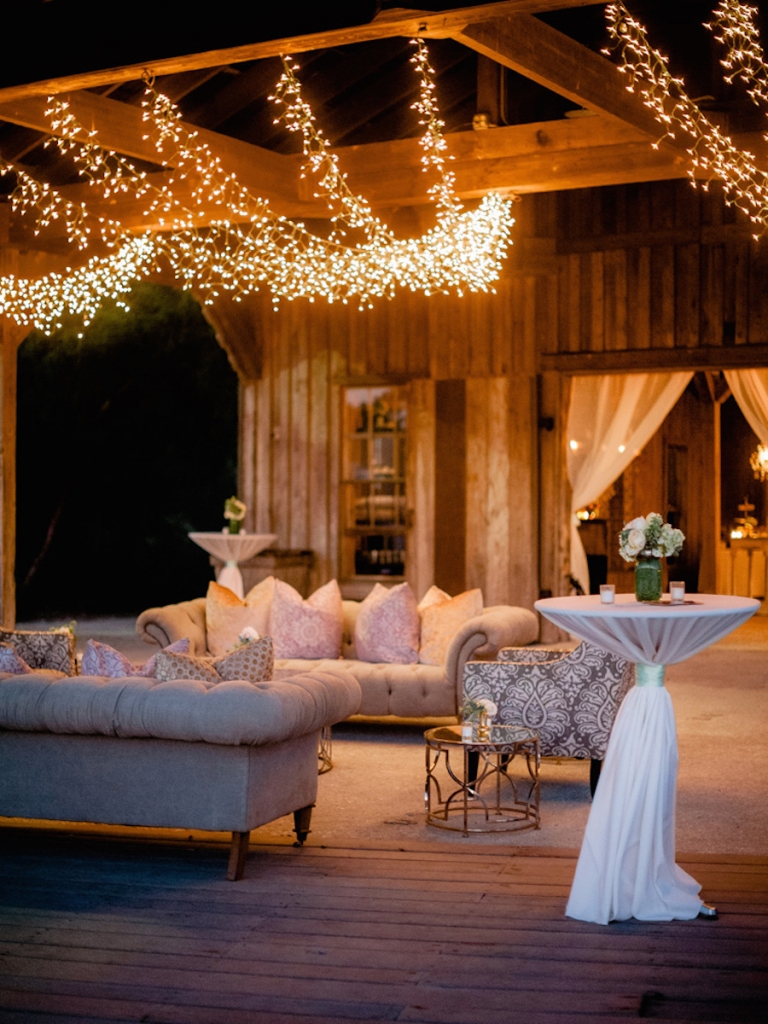 Wedding design and rentals by Ooh! Events. Florals by Out of the Garden. Image by Brandon Lata Photography at Boone Hall Plantation and Cotton Dock.