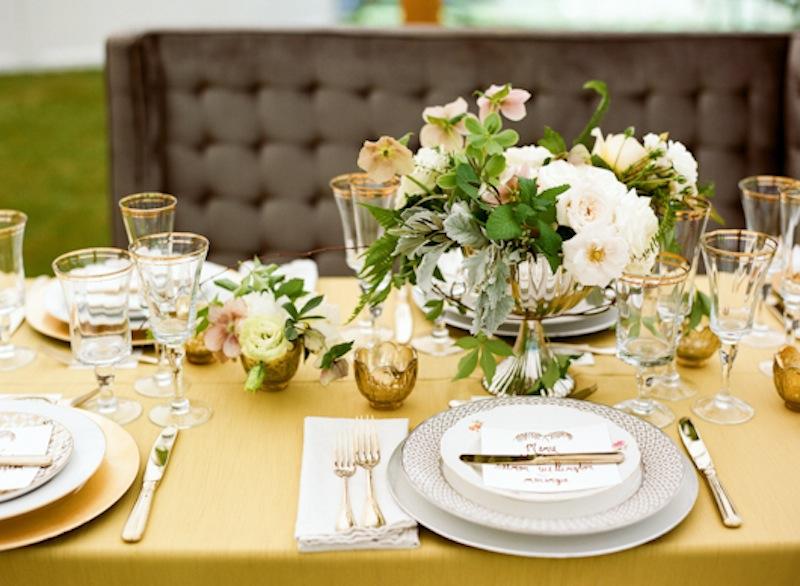 Tabletop by Southern Protocol. Florals by Stems. Place settings and crystal from Polished. Menu by Ancesserie. Rentals from EventHaus Photograph by Marni Rothschild Pictures.