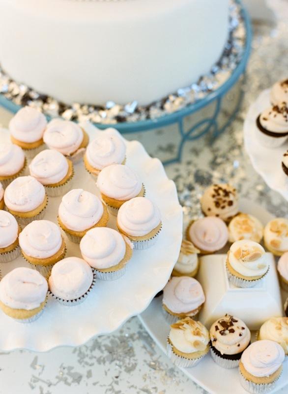 Cupcakes by Duvall Catering &amp; Events. Photograph by Marni Rothschild Pictures.