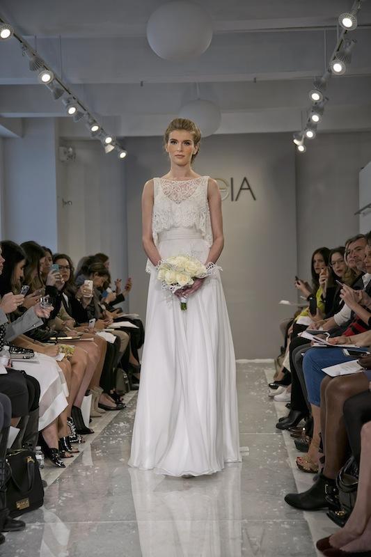 THEIA White Collection&#039;s &quot;Naima.&quot; Available in Charleston through Gown Boutique of Charleston.