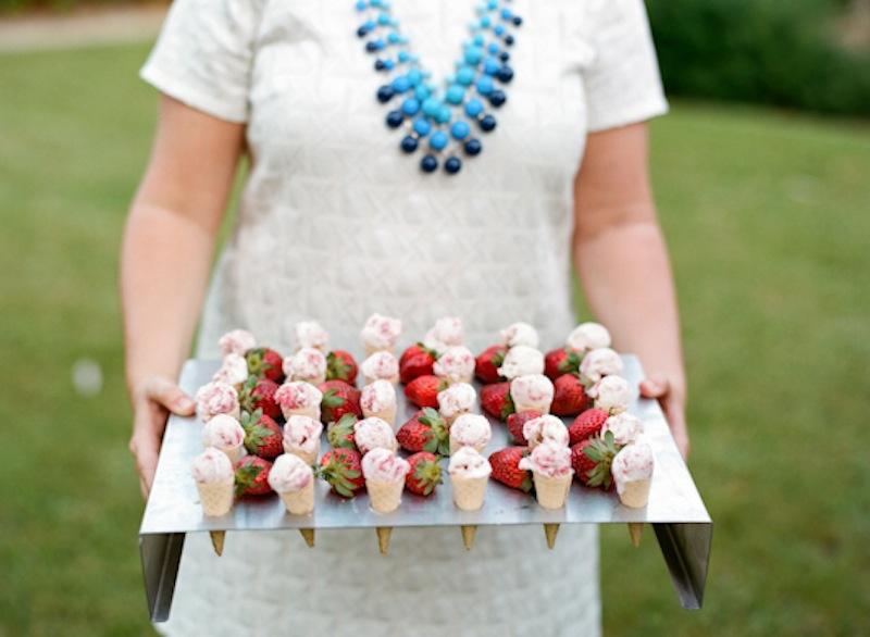 Ice cream by Duvall Catering &amp; Events. Photograph by Marni Rothschild Pictures.