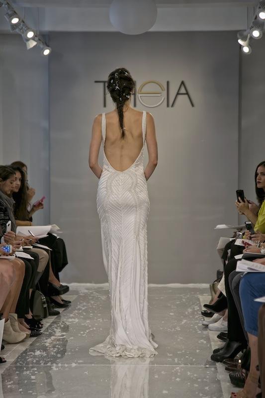 THEIA White Collection&#039;s &quot;Suana.&quot; Available in Charleston through Gown Boutique of Charleston.