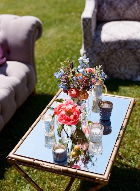 Florals by Out of the Garden. Rentals by Ooh! Events. Photograph by Marni Rothschild Pictures.