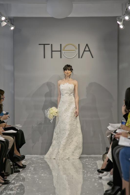 THEIA White Collection&#039;s &quot;Umai.&quot; Available in Charleston through Gown Boutique of Charleston.