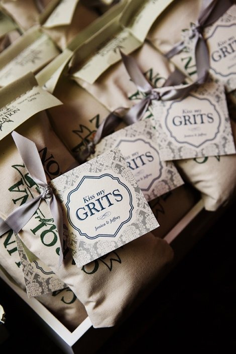 GIFTED: Grits—a novelty for guests from &quot;Off&quot; and a favorite for locals, too—were offered as favors.