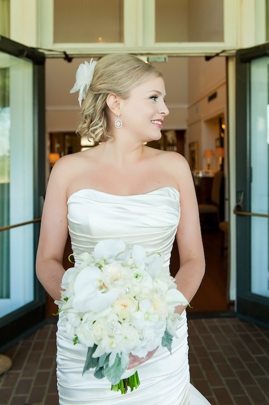 Hair by Katherine Bailey. Floral Design by Events by Design. Image by VISIO Photography.