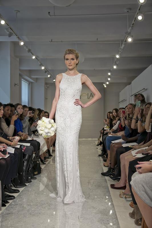 THEIA White Collection&#039;s &quot;Tara.&quot; Available in Charleston through Gown Boutique of Charleston.
