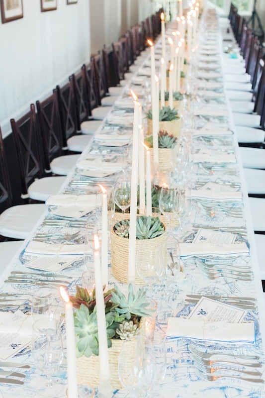 Rehearsal dinner and floral design by Tara Guérard Soirée. Rentals by Snyder Events. Image by Corbin Gurkin.