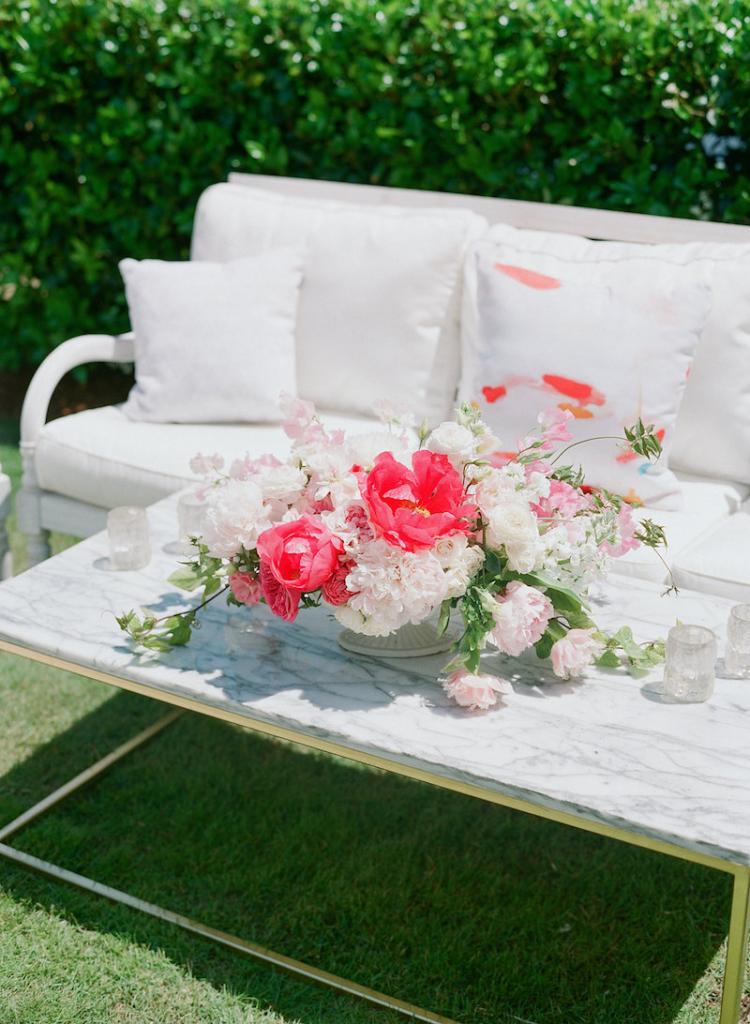 Florals and decor by Gathering Floral + Event Design. Photograph by Corbin Gurkin at a private home South of Broad.