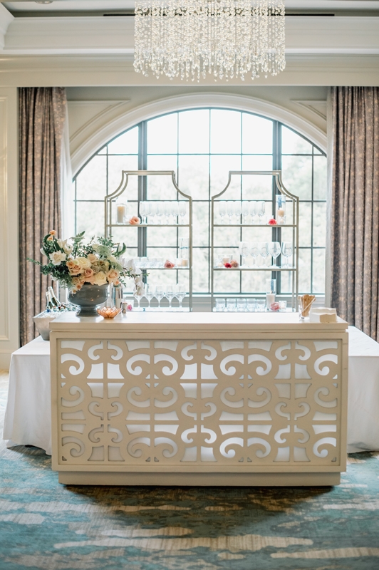 Light poured through the arched windows of Hotel Bennett’s airy and elegant Crown Ballroom.