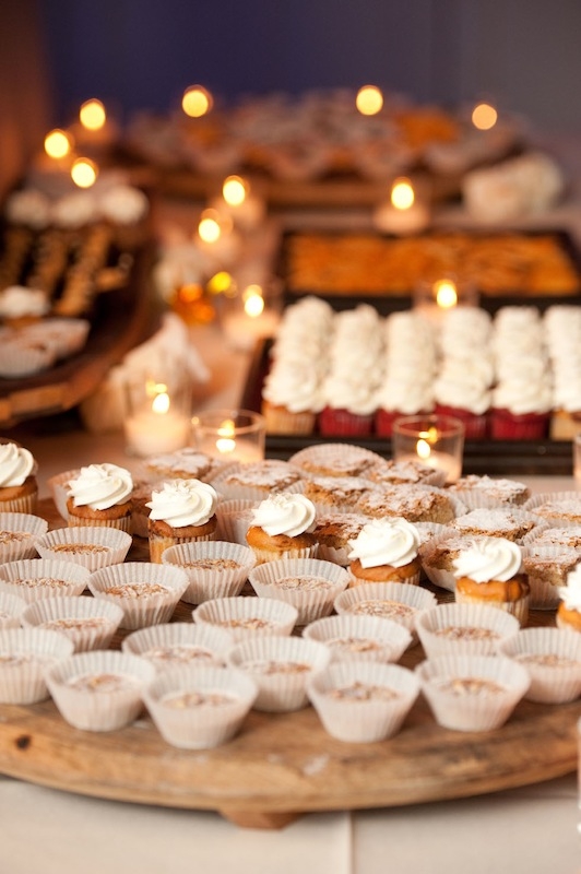 Desserts by Ashley Bakery. Image by Reese Moore Weddings.