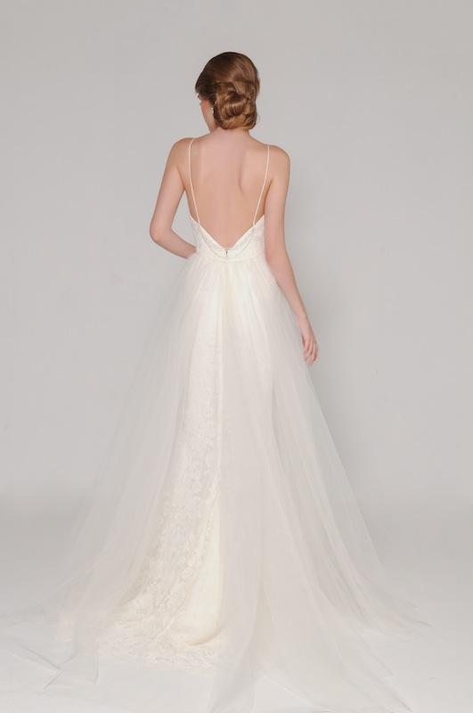 Eugenia Couture&#039;s &quot;Juliette&quot; with overskirt. Available through EugeniaCouture.com.