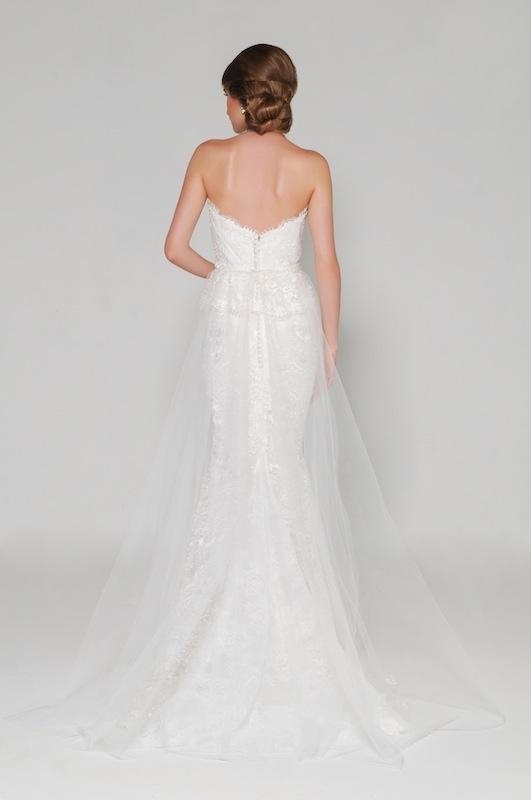 Eugenia Couture&#039;s &quot;Felicity&quot; with overskirt. Available through EugeniaCouture.com.