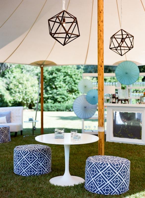 Décor by Duvall Catering &amp; Events. Rentals from EventHaus. Tent by Sperry Tent Southeast. Photograph by Marni Rothschild Pictures.