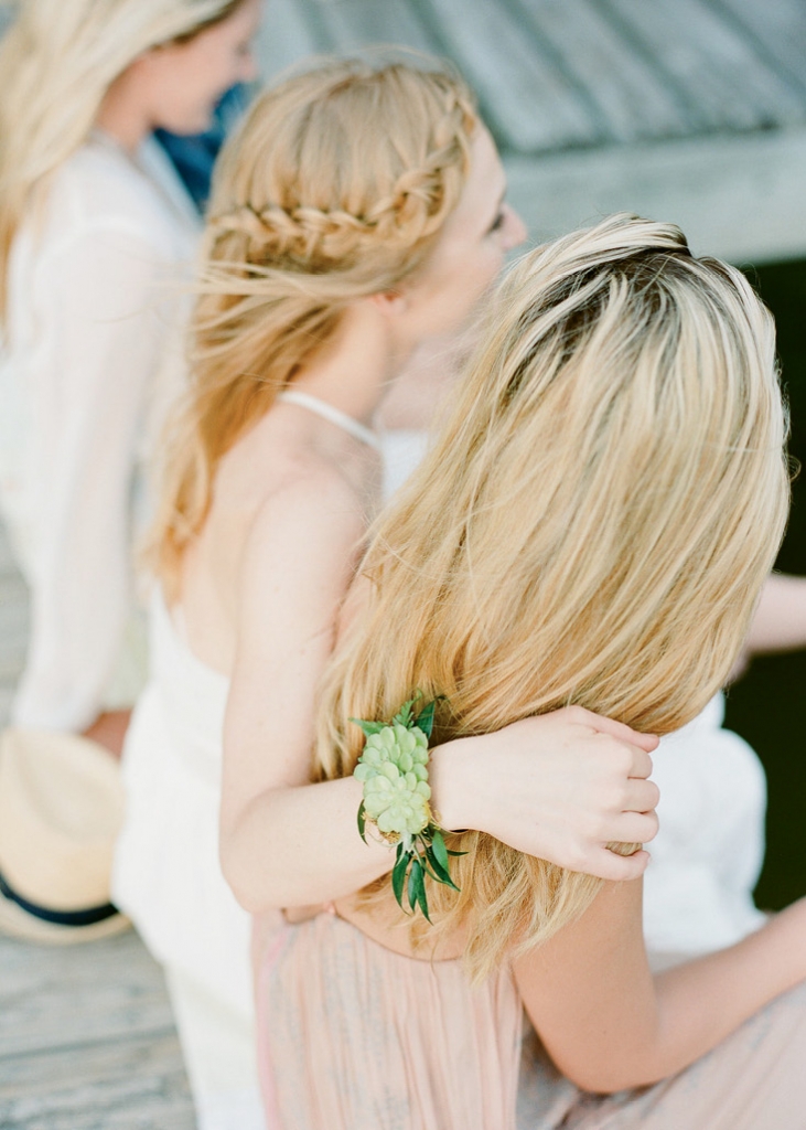 Make the bride-to-be feel extra special with a custom corsage. (Photo by Marni Rothschild Pictures)