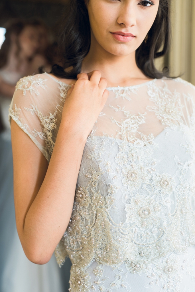 TREND: Toppers GOWN: Kate McDonald Bridal’s “Gatsby,” available through Kate McDonald Bridal &amp; Maids