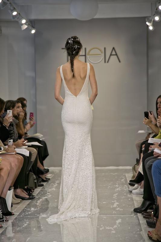 THEIA White Collection&#039;s &quot;Daphne.&quot; Available in Charleston through Gown Boutique of Charleston.