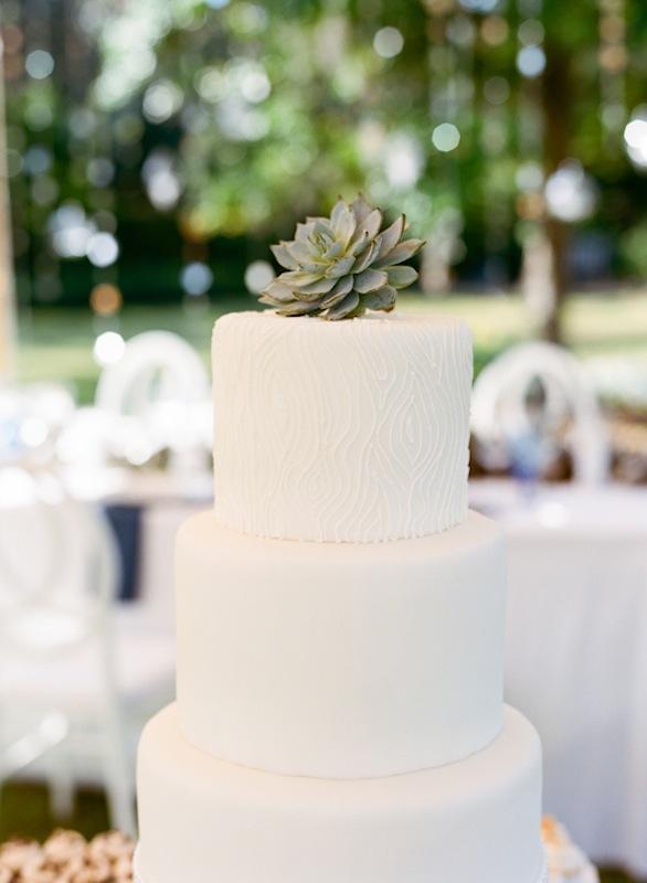 Cake by Duvall Catering &amp; Events. Photograph by Marni Rothschild Pictures.