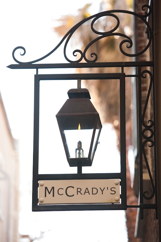 Image by Reese Moore Weddings at McCrady’s Restaurant.