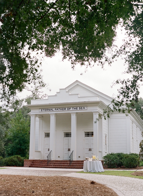 The Eternal Father of the Sea Chapel, completed in 1944, still features some of its original doors, windows, light fixtures, and pews.