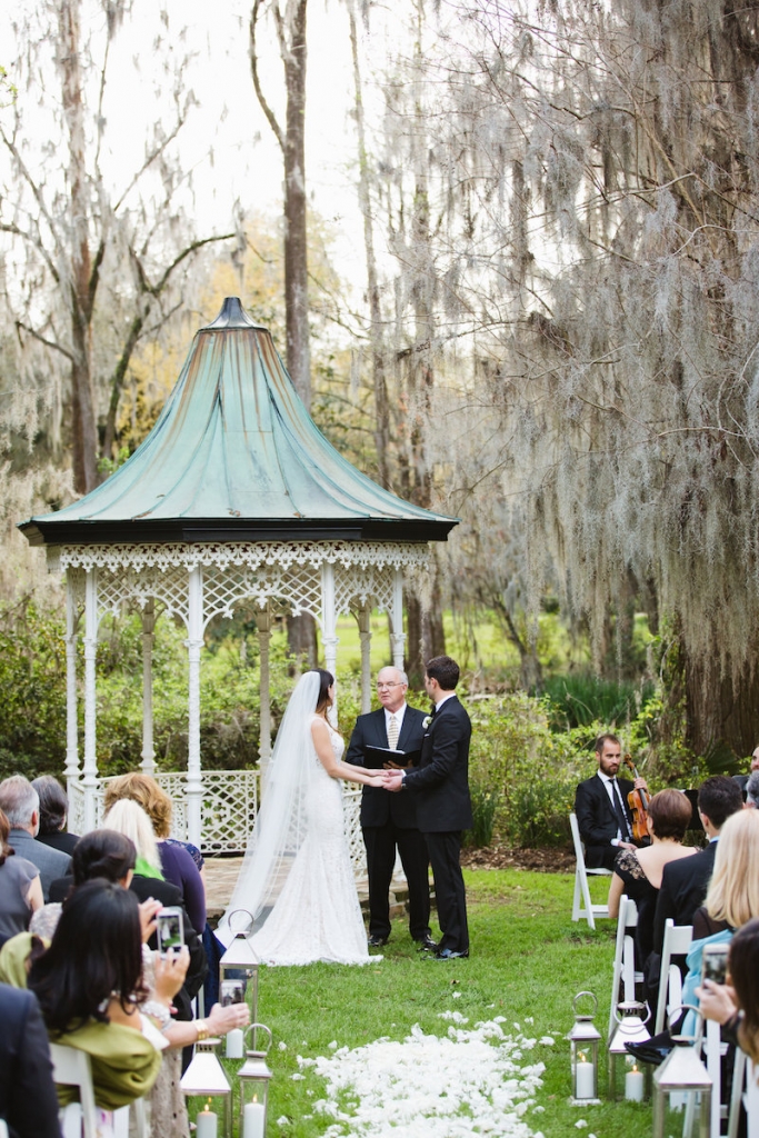 Wedding design by Ooh! Events. Image by Clay Austin Photography at Magnolia Plantation &amp; Gardens.