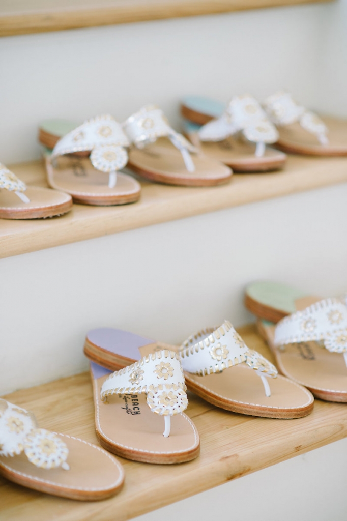 Sandals by Palm Beach Sandals from Bob Ellis. Image by Aaron and Jillian Photography.