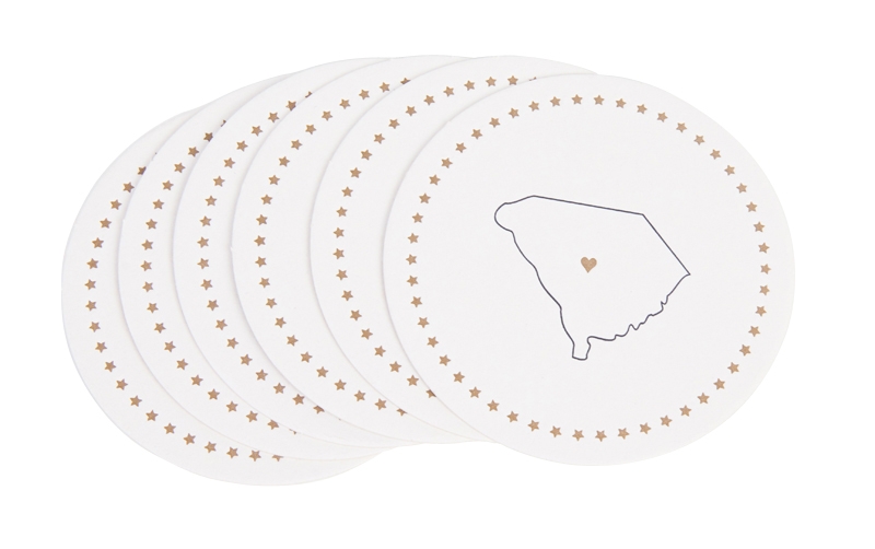 I HEART SC: Ancesserie’s letterpress coaster from Out of Hand