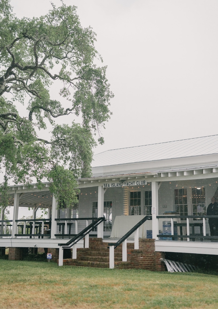 The Sea Island Yacht Club offered elegant shelter from the storm.