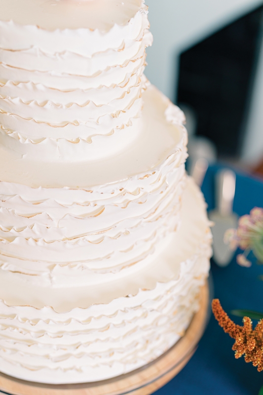 Cake as an art form: Ashley Brown of ABCD creates texture with wavy piping.