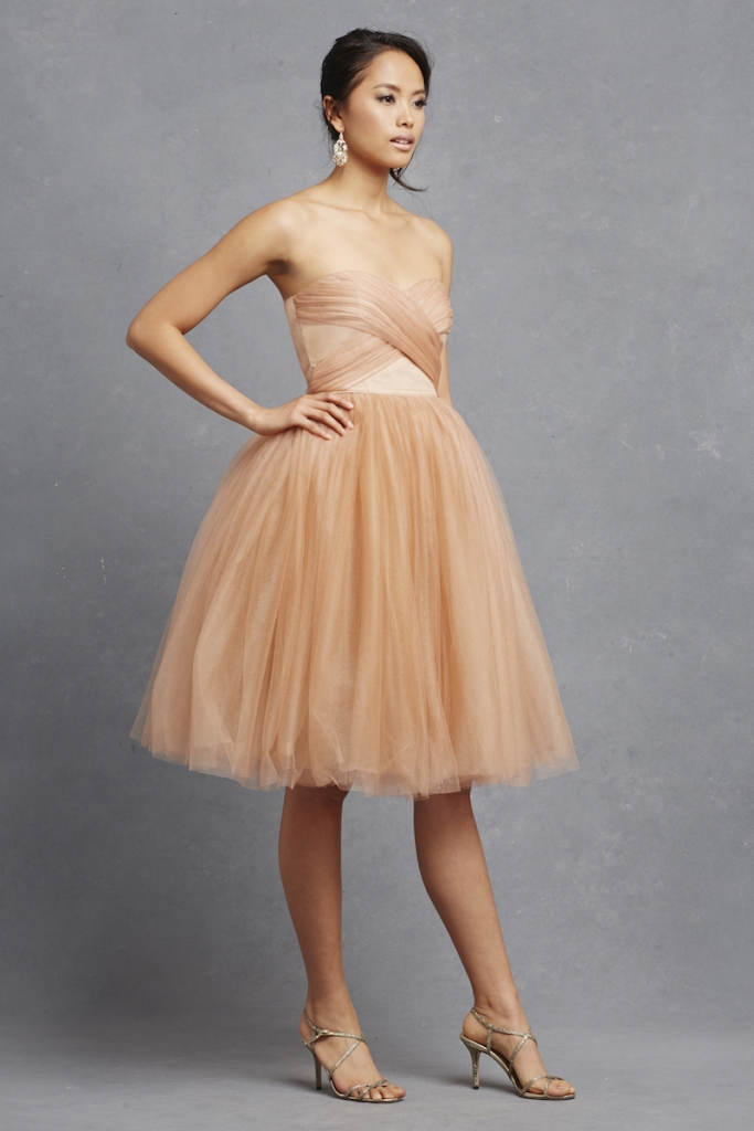 CLASSIC: Donna Morgan&#039;s “Kenna,” available through Bella Bridesmaids and Gown Boutique of Charleston