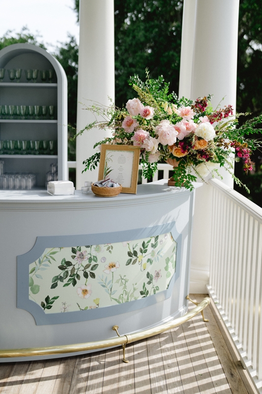 Impressive bouquets honoring springtime in the Lowcountry adorned the bar and the far-reaching corners of the tent.