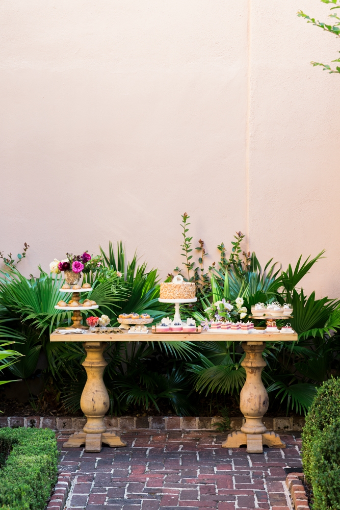 For alfresco parties (especially those in warm months), time your serving to preserve delicate displays. “Set out dessert buffets no sooner than as the last course is served,” says Calder.  &lt;i&gt;Photograph by Gayle Brooker&lt;/i&gt;