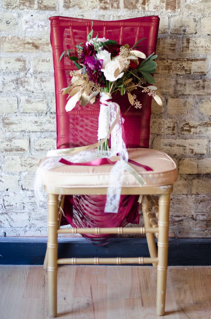 Florals by Larger Than Life Events. Chair from EventWorks. Image by Aneris Photography.