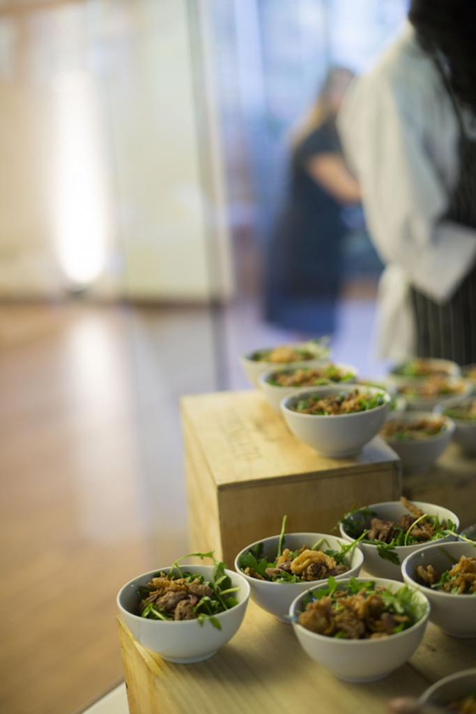 Catering by Cru Catering. Image by Ava Moore Photography.