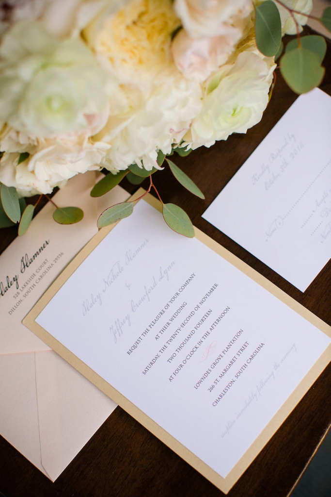 Stationery by The Silver Starfish. Photograph by Dana Cubbage Weddings.