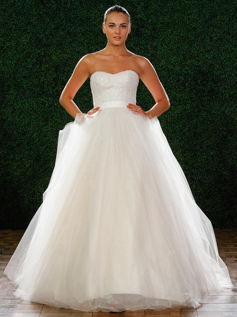 Wtoo Bride&#039;s &quot;Paige.&quot; Available in Charleston through Gown Boutique of Charleston and Jean&#039;s Bridal.