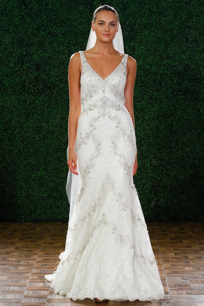 Watters Bride&#039;s &quot;Paola.&quot; Available in Charleston through Bridal House of Charleston and Jean&#039;s Bridal.
