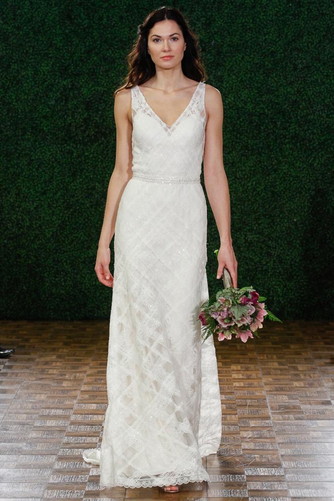 Watters Bride&#039;s &quot;Anzola.&quot; Available in Charleston through Bridal House of Charleston and Jean&#039;s Bridal.