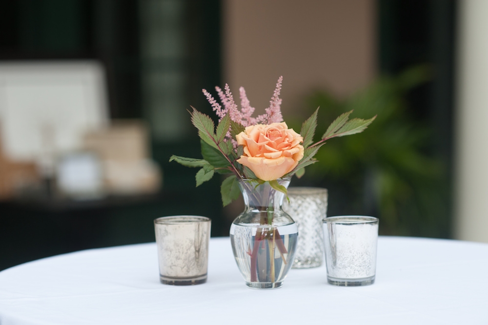 Florals by Country and Lace Florist. Straws from CherishedBlessings (Etsy). Image by Leigh Webber at Planter&#039;s Inn.