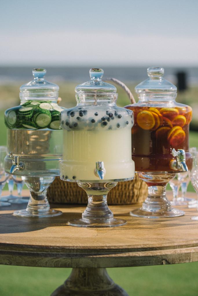 Beverages and catering by the Ocean Course at Kiawah Island. Photograph by Sean Money &amp; Elizabeth Fay.