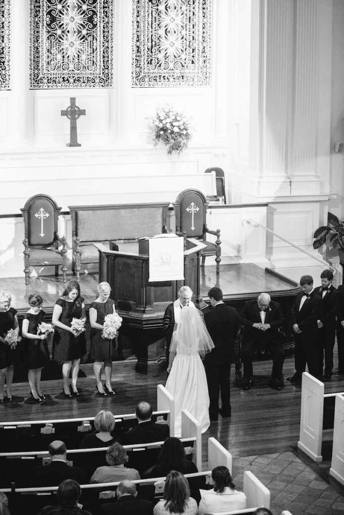 Photograph by Dana Cubbage Weddings at First (Scots) Presbysterian Church.
