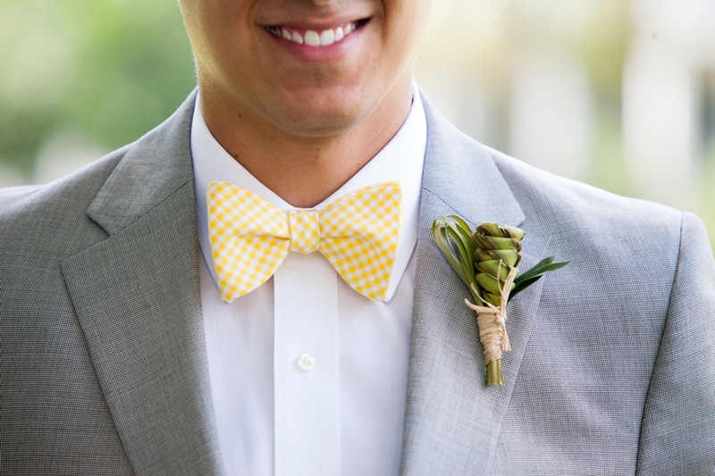 Groomsmen attire from JosS. A. Bank. Boutonniere by Tiger Lily Weddings. Image by Hunter McRae Photography.
