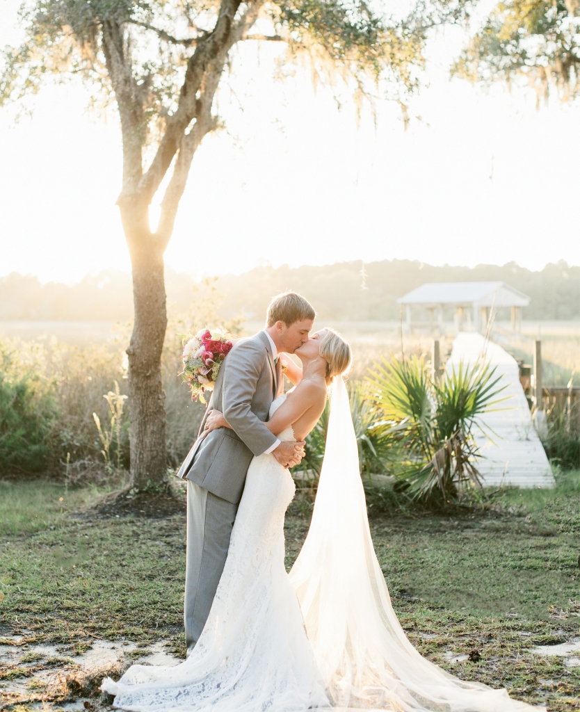 RiverOaks sits on a tidal river in Awendaw, just north of Mount Pleasant, and is a private residence that welcomes a handful of weddings each year. (Image by Natalie Franke Photography)