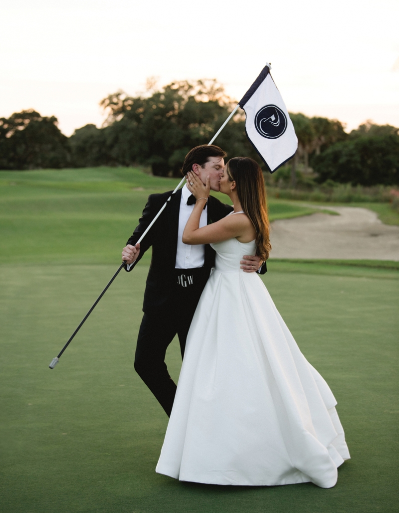 Jazmine and Will’s wedding weekend brought their nearest and dearest to a special place in their love story: Kiawah Island. “We wanted to show our guests the island through our eyes,” Jazmine says.