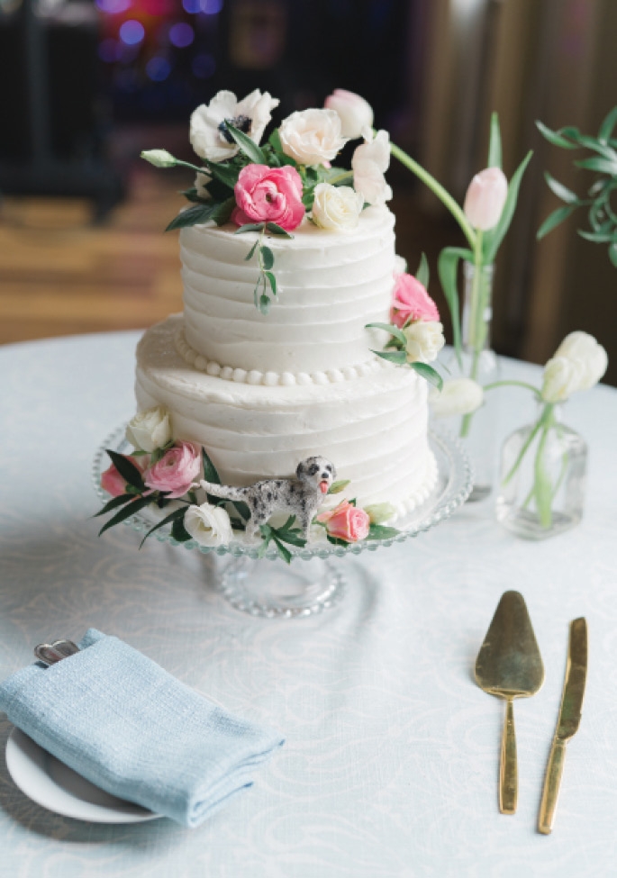 A Sweet Touch - A custom cake figurine is a great alternative to a traditional wedding topper—and will be a delightfully unexpected detail for guests to discover at your reception.