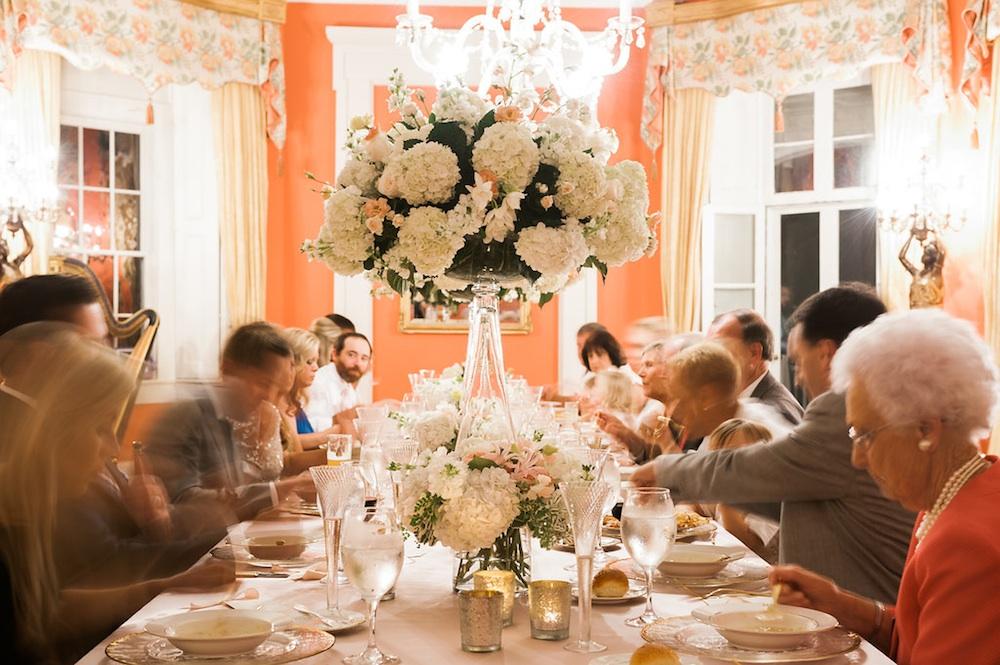 Event and floral design by Gathering Floral + Event Design. Photograph by Marni Rothschild Pictures at the William Aiken House.