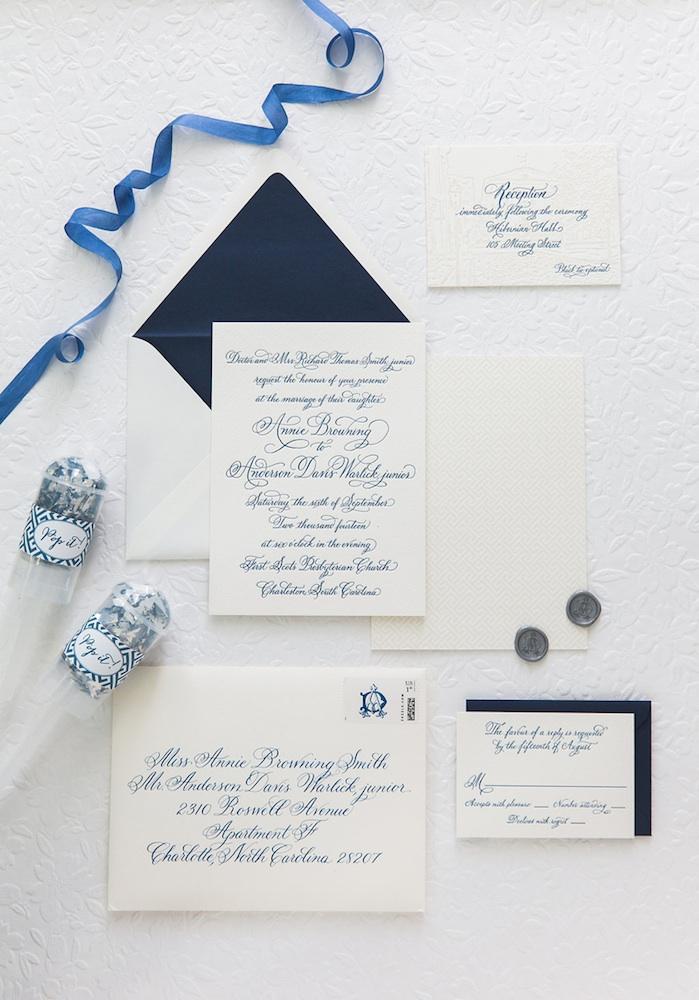 Stationery suite by Lettered Olive. Image by Corbin Gurkin Photography.