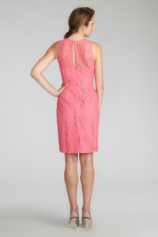 Donna Morgan&#039;s &quot;Harlow&quot; in Watermelon. Available in Charleston through Bella Bridesmaids.